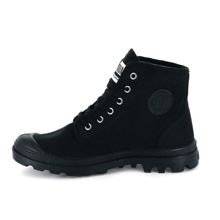 Palladium Pampa Hi Originale High Tops Women's Sneakers Black | UK H731-GDZ